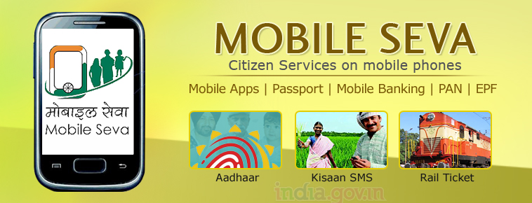 Mobile Seva: Citizen Services on mobile phones| National Portal of India